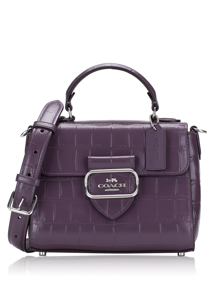 CN747 Morgan Top Handle Satchel Amethyst