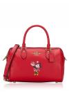 CM862 Disney Rowan Leather Satchel Electric Red Multi