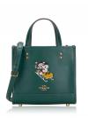 CM844 Disney Leather Dempsey Tote 22 Dark Pine Multi