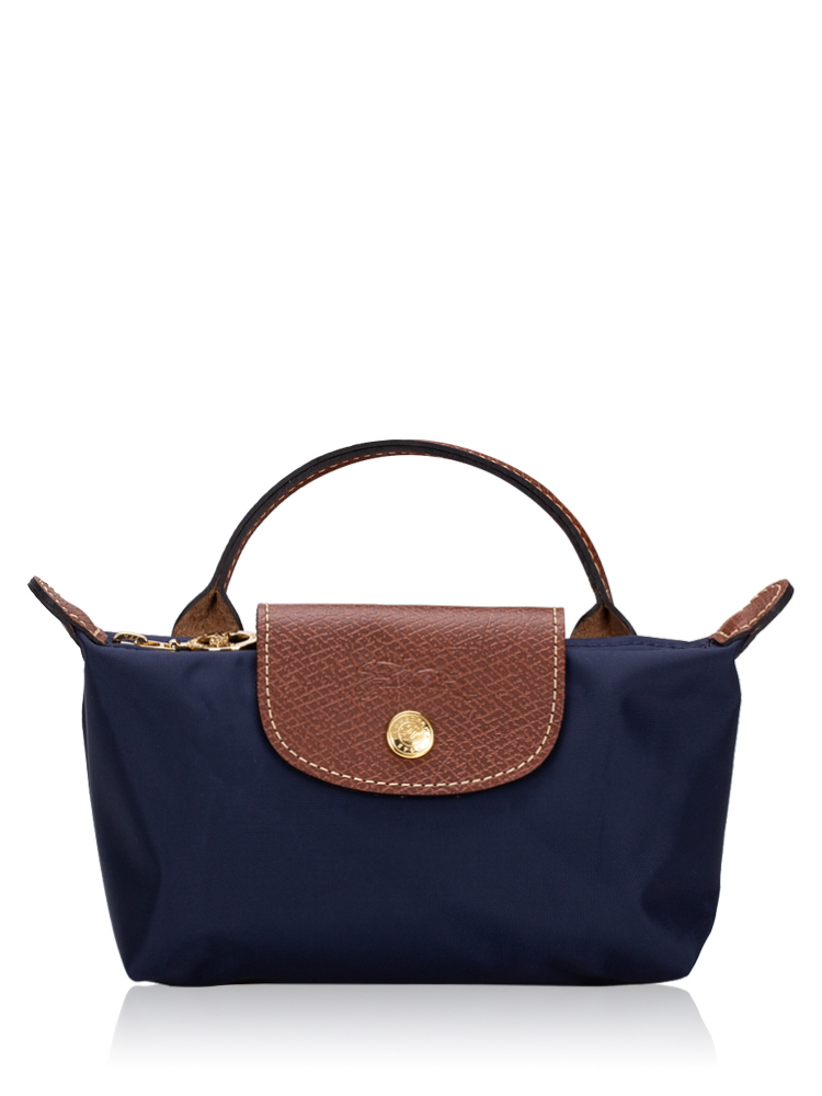 Le Pliage Original Pouch With Handle Navy