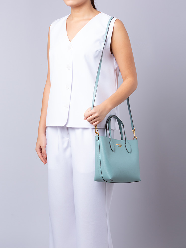 Bleecker Medium Crossbody Tote Aegean Tea