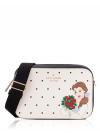 X Disney Beauty And The Beast Mini Camera Crossbody Bag Cream Multi