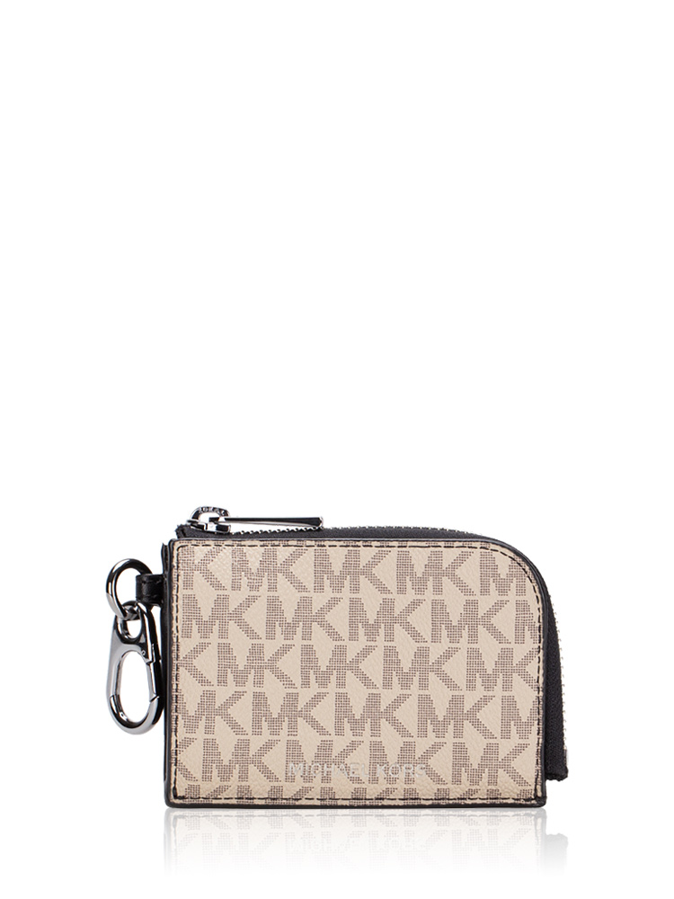 Signature Gifting Carabiner Zip Wallet Hemp Brown