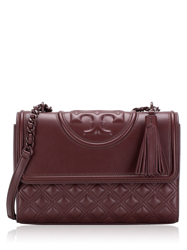Fleming Convertible Shoulder Bag Wine