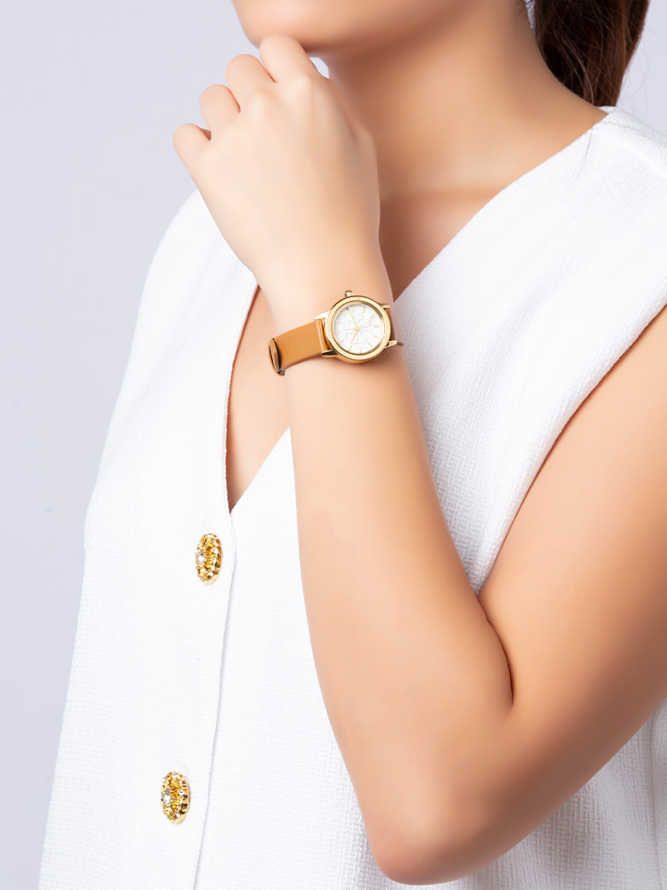 TBW2031 Gigi Leather Watch Gift Set Luggage 