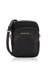 Jet Set Travel Leather Medium NS Chain Crossbody Black                                              