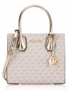 Mercer Signature Medium Messenger Pale Gold Multi