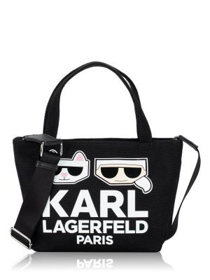 Cannes Canvas Crossbody Black Combo