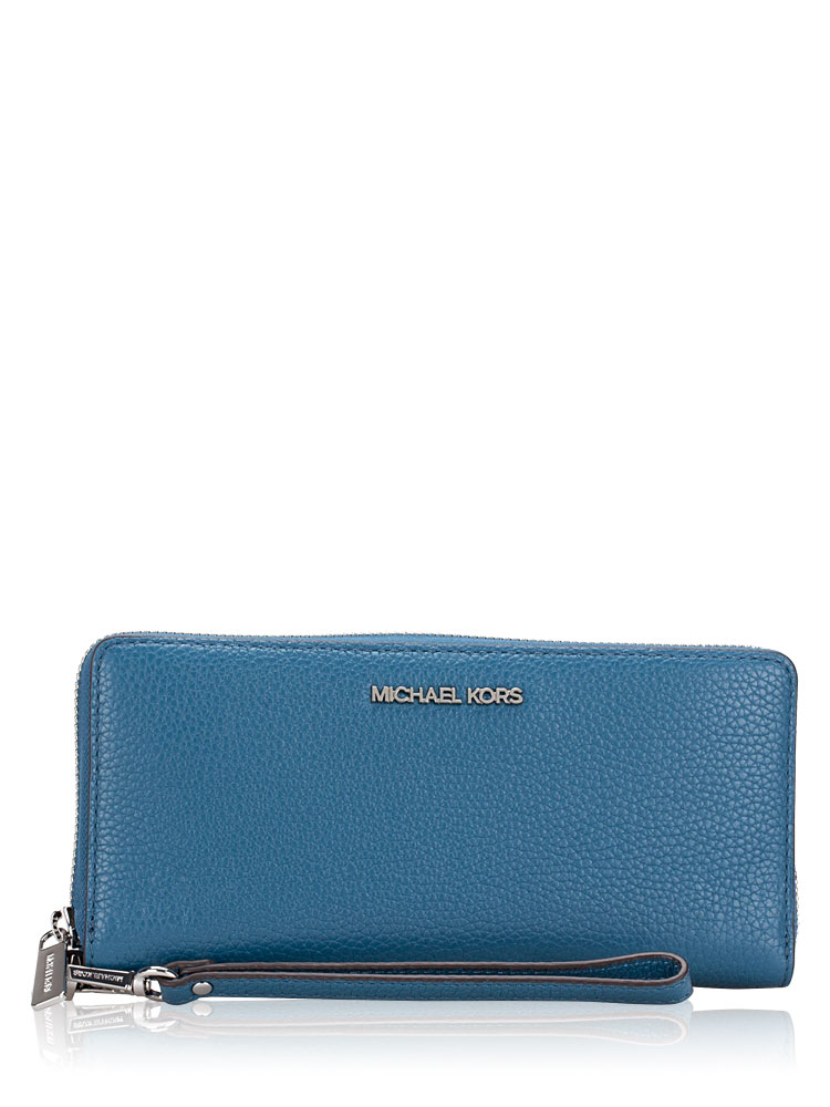 Jet Set Travel Leather Large Continental Wallet Teal