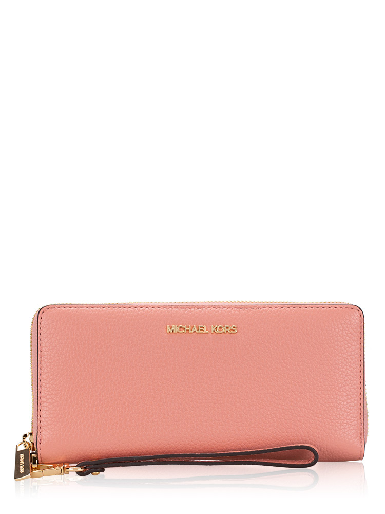 Jet Set Travel Leather Large Continental Wallet Primrose
