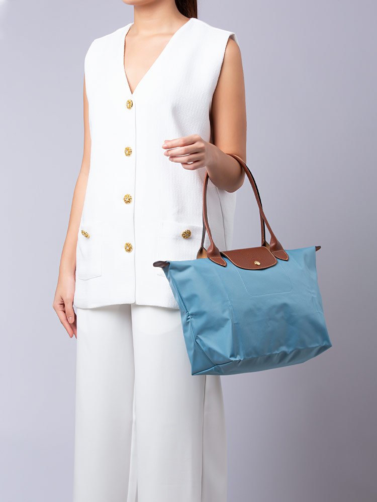 Le Pliage Original Medium LH Blue Norvege