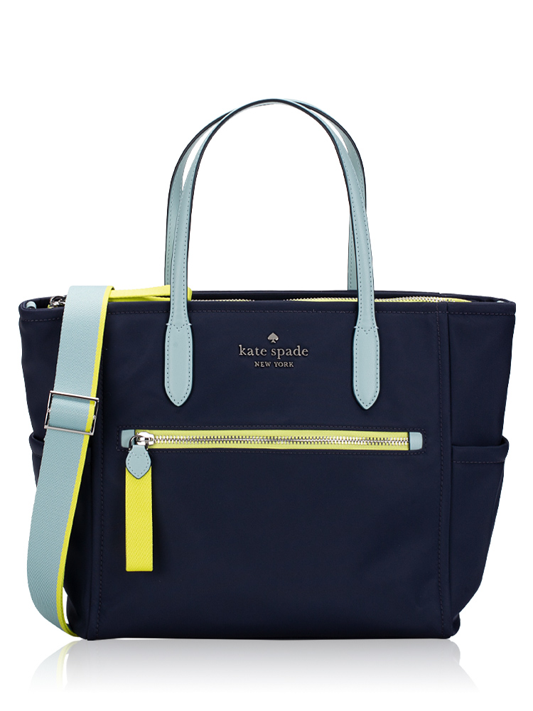 Chelsea Colorblock Medium Satchel Blazer Blue