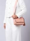 The Web Flap Crossbody Pink Moon