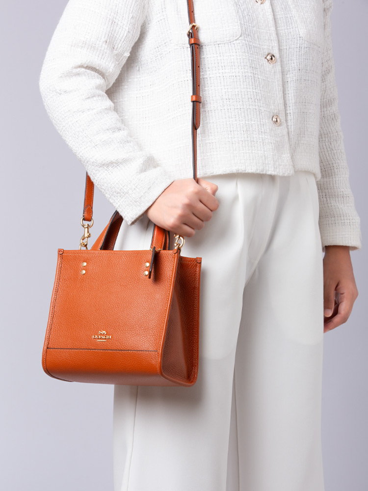CO971 Leather Dempsey 22 Tote Sunset