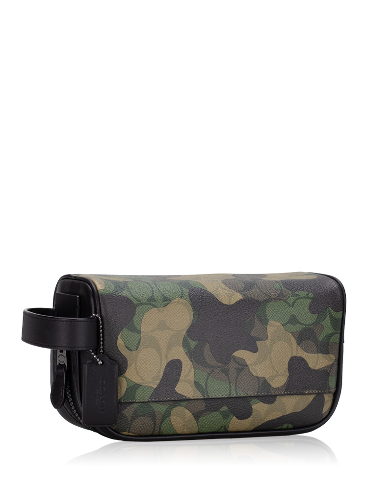 Men CM034 Signature Camo Small Travel Kit Green Multi