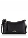 Sadie Saffiano Crossbody Black