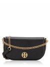 Chelsea Pebbled Crossbody Bag Black