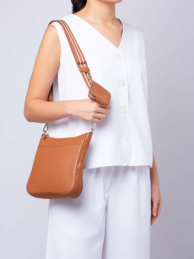 Rosie North South Swingpack Crossbody Warm Ginger 