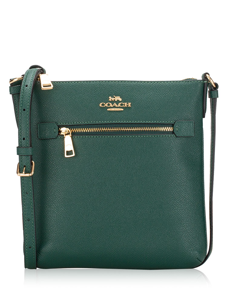 CE871 Mini Rowan File Bag Dark Pine Gold