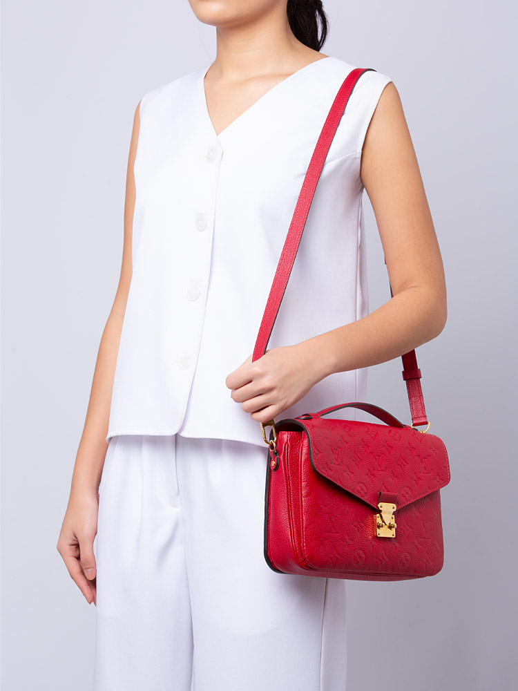 Monogram Empreinte Pochette Metis Cerise