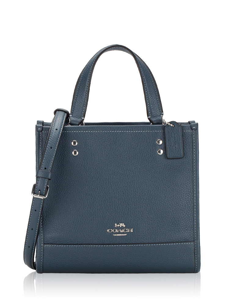 CO971 Leather Dempsey 22 Tote Denim