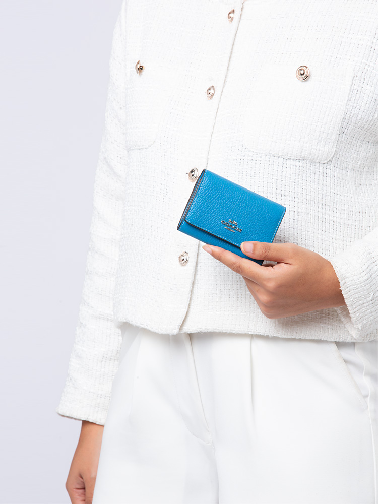 CM238 Micro Leather Wallet Bright Blue