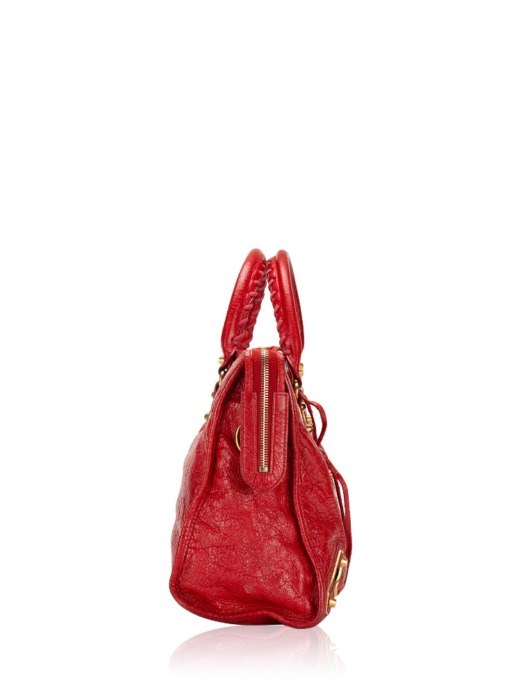 Gold Metallic Edge City Rouge Rubis