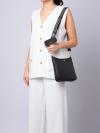 Rosie Pebble Leather Swingpack Crossbody Black