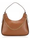 Wilma Leather Large Chain Shoulder Bag Luggage