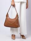 Wilma Leather Large Chain Shoulder Bag Luggage