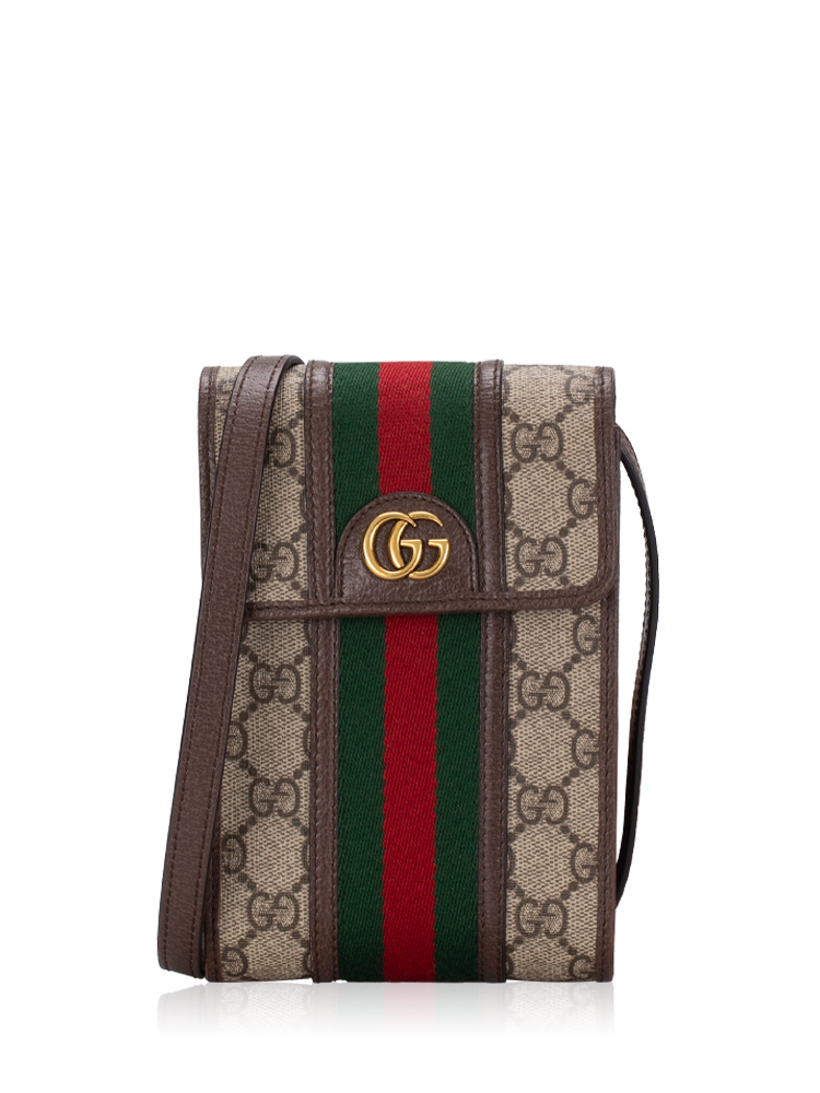 GG Supreme Web Ophidia Mini Crossbody Beige New Acero