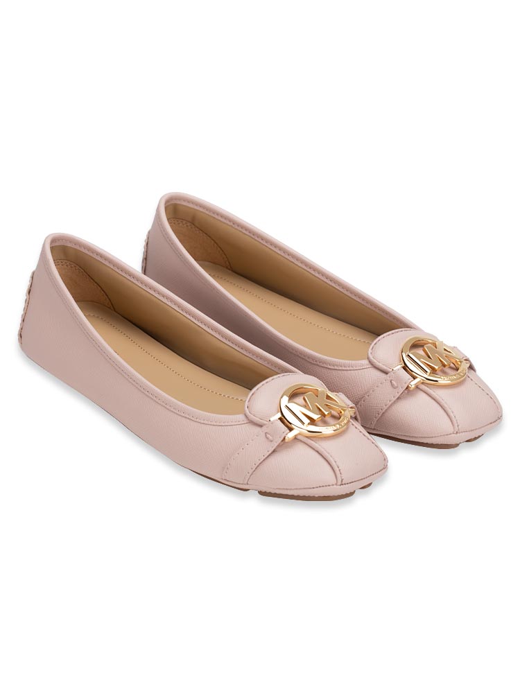 Fulton Moc Leather Flats Soft Pink Sz 6.5