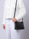 Bailey Leather Crossbody Black Gold