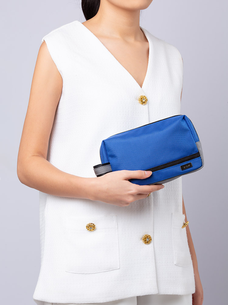Medium Kit Pouch Lapis Blue Grey