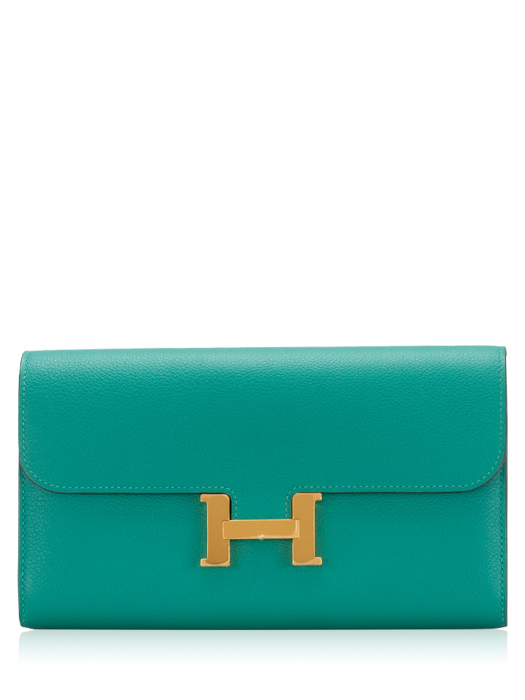 Evercolor Constance Long Wallet Vert Verone