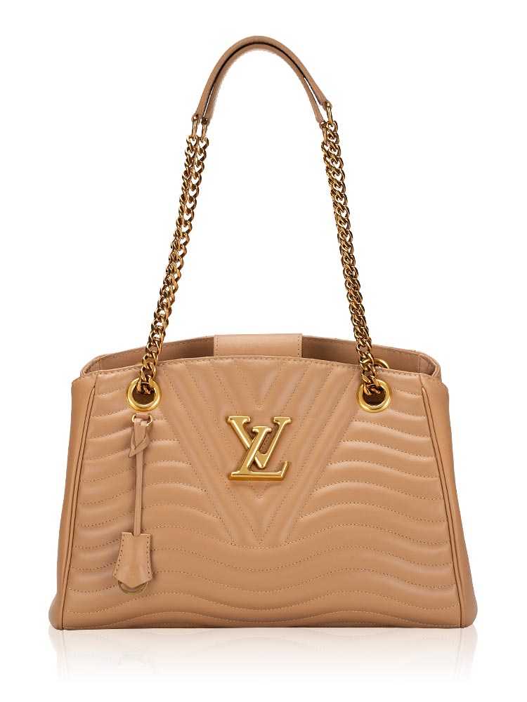 New Wave Chain Tote Noisette