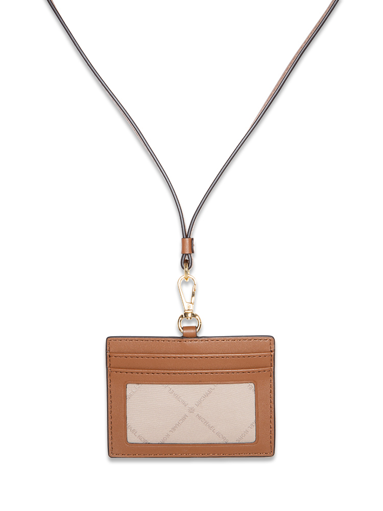 Signature Jet Set Card Case Id Lanyard Vanilla