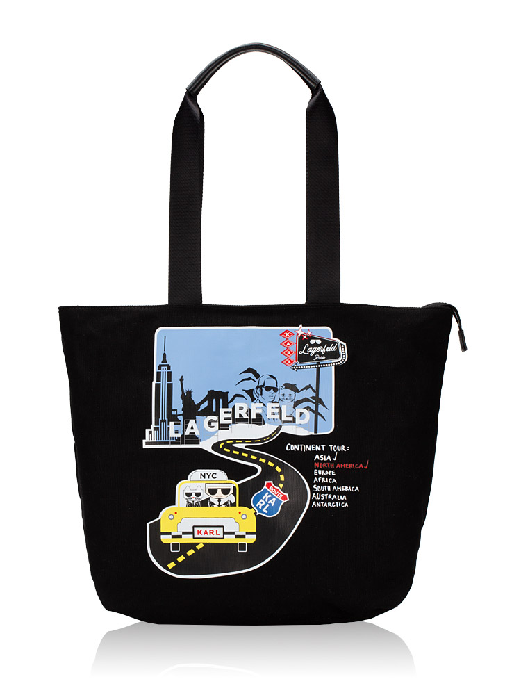 Exclusive Kristen Canvas Tote Bag Black