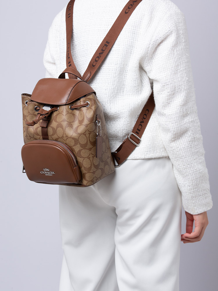 CR130 Signature Pace Backpack Khaki Saddle