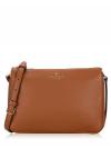 Leila Leather Triple Gusset Crossbody Warm Ginger