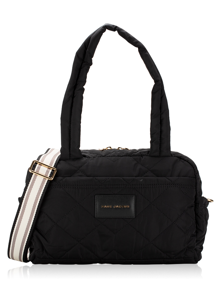 M0017015 Quilted Nylon The Small Weekender Black