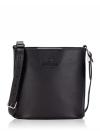 CR153 Sophie Leather Bucket Bag Black