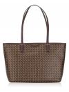 Small Basketweave Tote Walnut