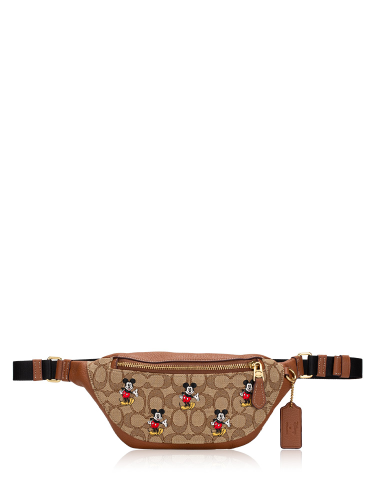 X Disney CL961 Signature Warren Mini Belt Bag Khaki Multi