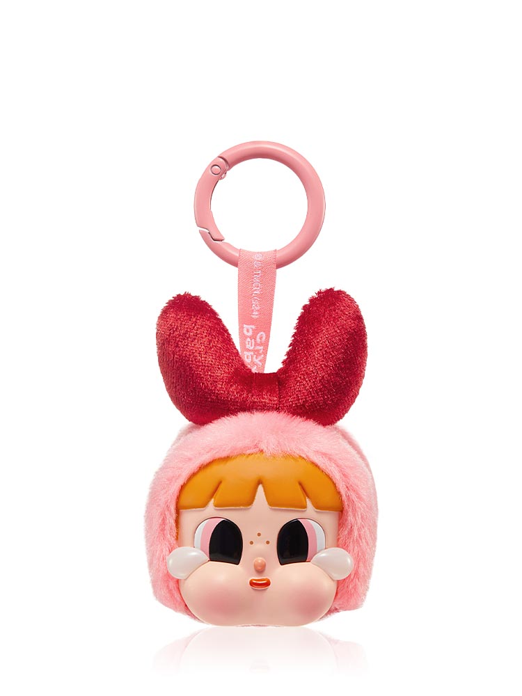 Crybaby × Powerpuff Girls Series Vinyl Face Bag Charm Bloosom