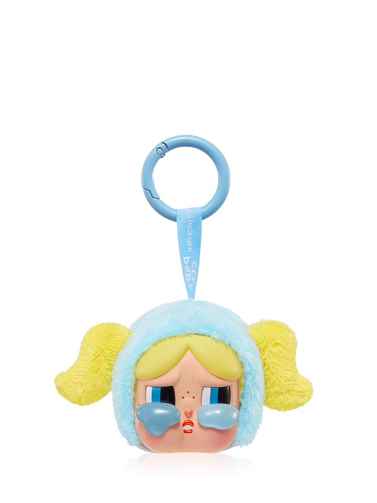 Crybaby × Powerpuff Girls Series Vinyl Face Bag Charm Bubbles