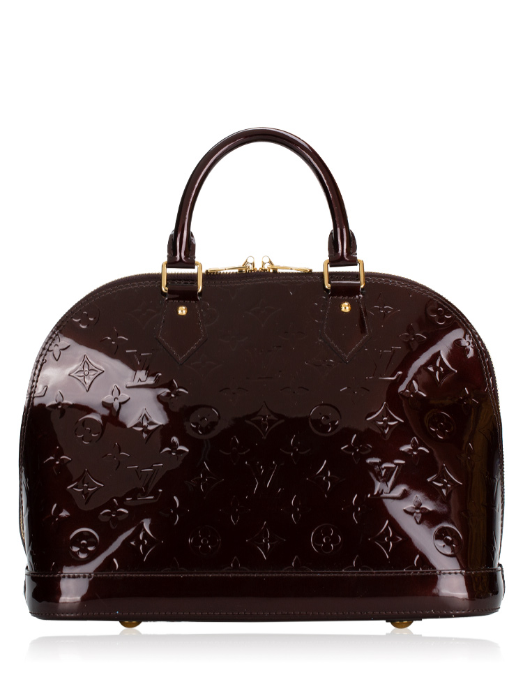 Monogram Vernis Alma PM Amarante
