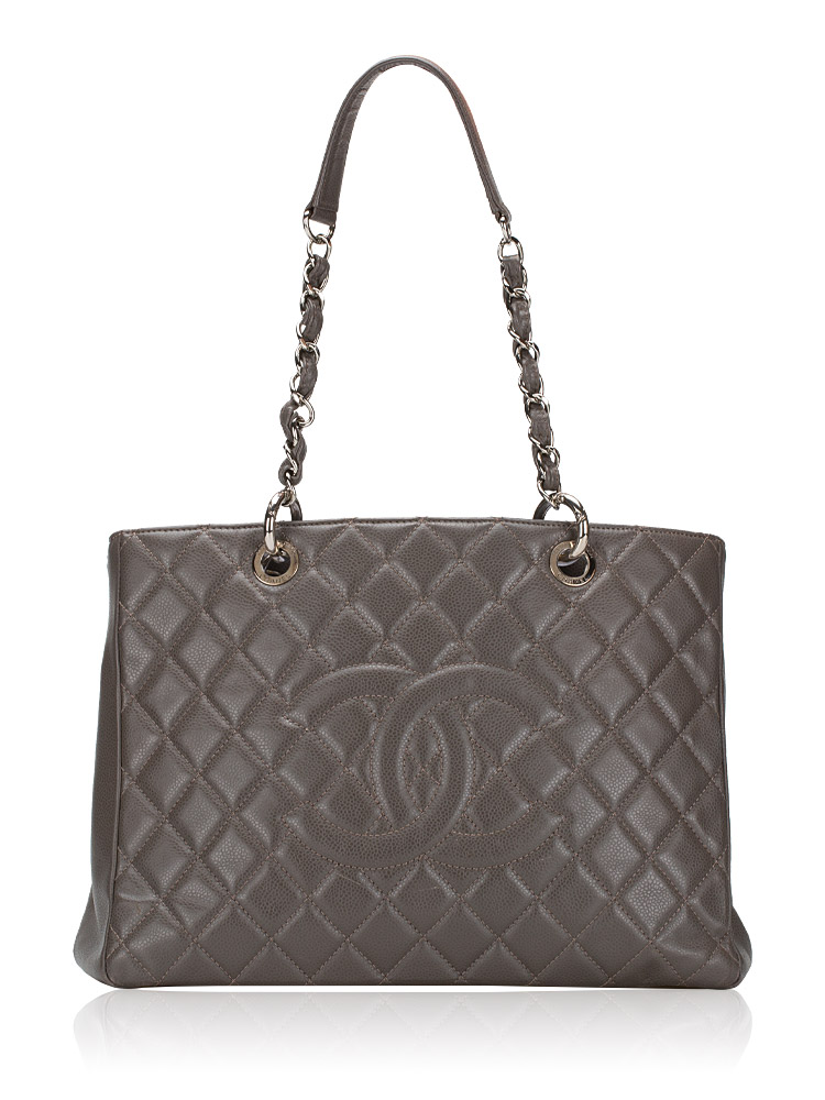 Caviar Grand Shopping Tote GST Grey
