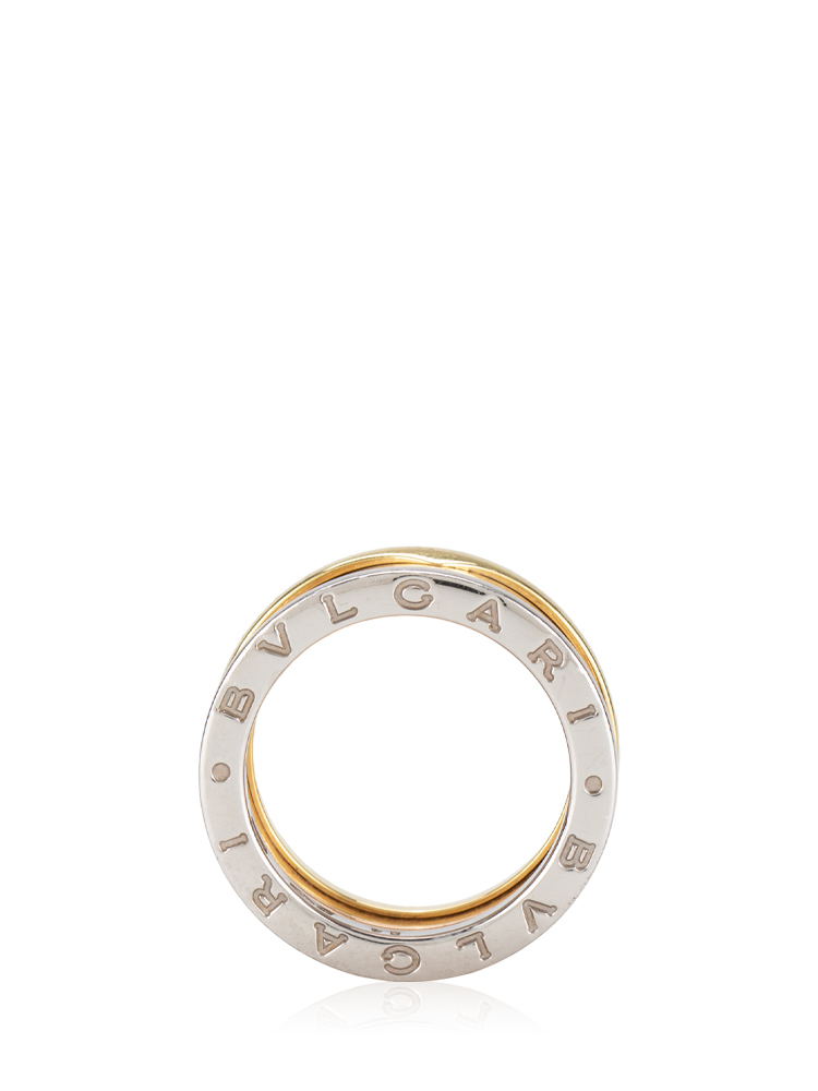 18K Rose White Yellow Gold B.Zero1 Four-Band Ring Sz 54