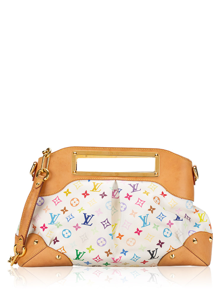 Monogram Multicolor Judy GM White